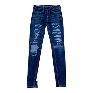 American Eagle Outfitters Women’s Skinny Stretch Mid Rise Jeans Size 2